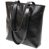 Классическая женская сумка-шоппер Shvigel 16365 Черный mn