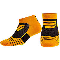 Носки спортивные укороченные Zelart DML7001 цвет желтый sp