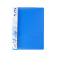 Папка-скоросшиватель Axent A4 700 мкм Прозрачная синяя (1304-22-A)