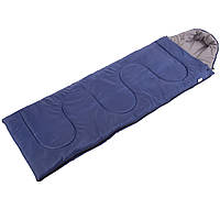 Спальный мешок одеяло с капюшоном CHAMPION SY-4798 цвет темно-синий sp
