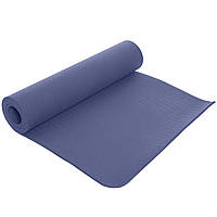 Коврик для фитнеса и йоги Zelart FI-6336 цвет синий sp