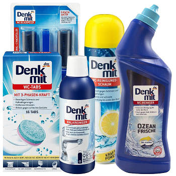 Набір Blue Harmony від Denkmit для чищення унітазу