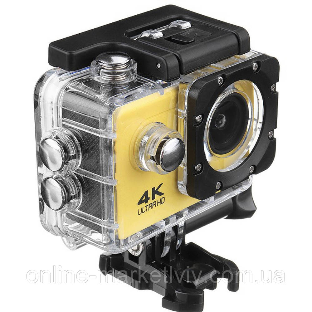 Спортивна екшн камера з аквабоксом 4K, WiFi, Sport Action Camera D800 / Водонепроникна екшн відеокамера