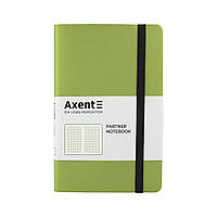 Блокнот Axent Partner Soft, 125х195, 96л, клет, салатовый (8206-09-A)