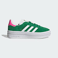 Adidas GAZELLE BOLD GREEN LUCID PINK WMNS IG3136