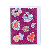 Блокнот Kite силиконовая обложка, 80 л., Pink cats (K22-462-1)