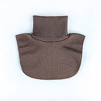 Манишка на шею Luxyart one size для детей и взрослых кофейный (KQ-3641) mn