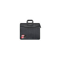 Папка - портфель Axent В4, 3 compartments, black, with zipper closure (1603-01-А)