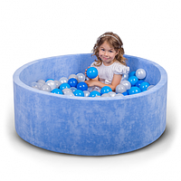 Бассейн для дома сухой, детский, синий - Ассорти 80 см KOMFORT