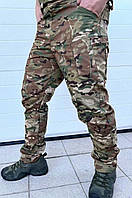 Мужские летние тактические штаны мультикам 46-56 размер штаны армейские multicam рип-стоп