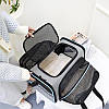 Сумка переноска для котів та собак 76x42x29 см CosmoPet CP-05 (S) Grey-Blue, фото 8