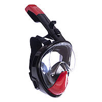 Маска для снорклинга с дыханием через нос CIMA Swim One F-118 размер l-xl цвет черный-красный sp
