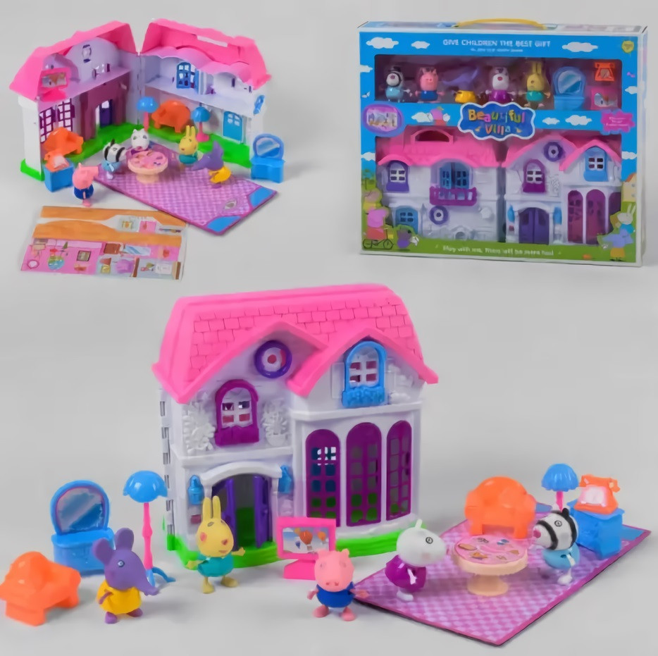 Будиночок Свинки (5 ігрових фігурок) PP 611 A, фото 1