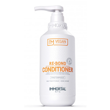 Жіночий кондиціонер для глибокого відновлення пошкодженого волосся Immortal NYC RE-BOND I'M Vegan, 500 мл (NYC-66)