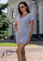 Спортивное женское платье "Hilton" оптом | Распродажа модели 42, Серый