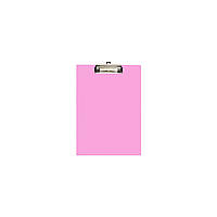 Клімборд-папка Economix A4 з притискачем і підвісом, пластик, рожевий (E30156-89)