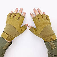 Рукавички тактичні без пальців Mil-Tec Fingerless, Color Coyote 15447