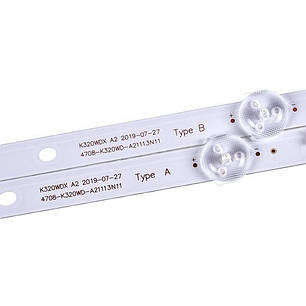 Комплект LED підсвітки K320WDX A2 4708-K320WD-A2113N11 для телевізора 32'', фото 2