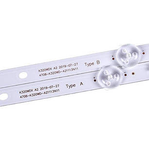 Комплект LED підсвітки K320WDX A2 4708-K320WD-A2113N11 для телевізора 32'', фото 1
