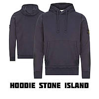 Худи мужское stone island стильная, Модная молодежная кофта Стон Айленд с капюшоном для мужчин, Кофты красивые