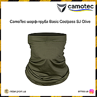 CamoTec шарф-труба Basic Coolpass SJ Olive, тактический летний бафф, шарф труба летний олива, армейский PTR