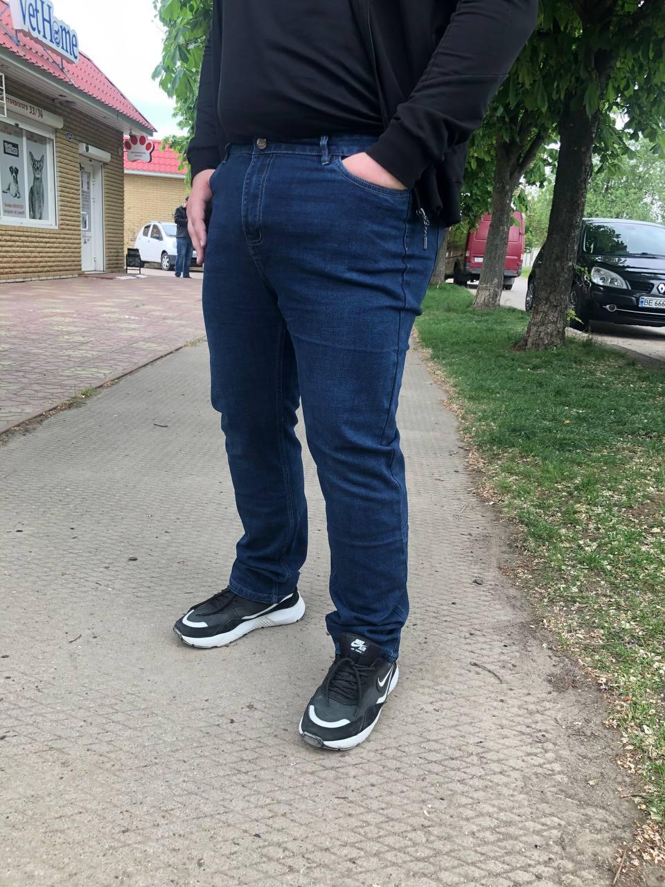 Чоловічі джинси "ЛАСТІВКА" 4 кишені Батали Art: 1402, фото 1