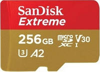 Карта памяти SanDisk Extreme microSDXC U3 V30 256GB