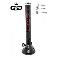 Бонг стеклянный Grace Glass Satinated series The Red Beaker H:49 Ø:51mm SG:18.8mm