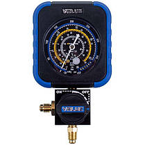 Манометричний колектор 1-вентильний VALUE  VRM1-B-404 NAVTEK низького тиску (R22 R134a R410a), фото 2