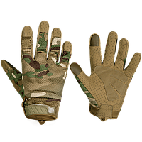 Camotec ТАКТИЧЕСКИЕ ПЕРЧАТКИ TAC 2.0 MULTICAM, тактические перчатки, военные перчатки мультикам, мужские PTR