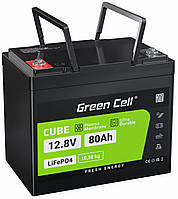 Акумулятор Green Cell LiFePO4 12V 12.8V 80Ah , Гарантія