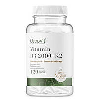 Витамины и минералы OstroVit Vege Vitamin D3 2000 +K2, 120 вегакапсул CN15330 VH