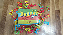 Жувальна гумка дональд  асорті /мікс donald bubble  жвачка Legendary Donald Bubble Gum асорті/мікс