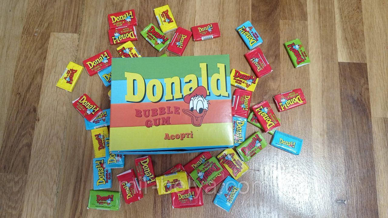 Жувальна гумка дональд асорті /мікс donald bubble жвачка Legendary Donald Bubble Gum асорті/мікс, фото 1