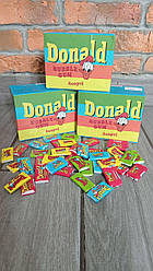 Жувальна гумка дональд  асорті /мікс donald bubble  жвачка Legendary Donald Bubble Gum асорті/мікс
