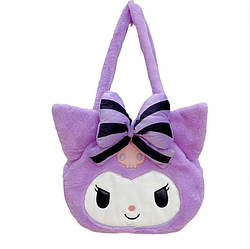 Куромі сумка м'яка Kuromi іграшкова сумка плюшева сумка Sanrio дитяча сумка