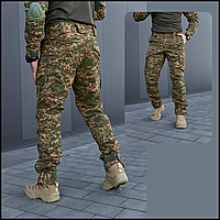 Штани тактичні армійські ріп-стоп камуфляж, тактичні літні штани хижак для військових