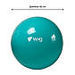 М'яч для фітнесу (фітбол) WCG 65 Anti-Burst 300кг Бірюзовий + насос SHOPIK, фото 4