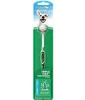 Зубна щітка для собак малих порід TropiClean Fresh Breath Tripleflex