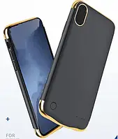 Портативная батарея YBC-014 для iPhone X / Xs 5500 мАч Чехол зарядка аккумулятор для айфона черный + ПОДАРОК