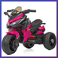 Детский трехколесный электро мотоцикл от 3 до 6 лет BMW M 4274 розовый