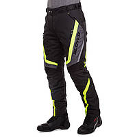 Мотоштаны брюки текстильные SCOYCO P067 размер M цвет черный-салатовый sp