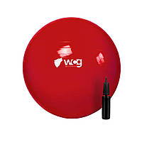 Мяч для фитнеса (фитбол) WCG 75 Anti-Burst 300кг Красный + насос SHOPIK