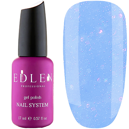 Каучукова база EDLEN Professional Cover Base PIXIE №41, 17 мл блакитний опал зі слюдою, фото 1