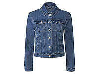 Джинсовая куртка прямого кроя для женщины Esmara LIDL 416948 42(M) Синий