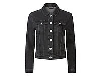 Джинсовая куртка прямого кроя для женщины Esmara LIDL 416948 42(M) Черный