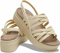 Женские босоножки CROCS BROOKLYN STRAPPY LOW WEDGE W 206751