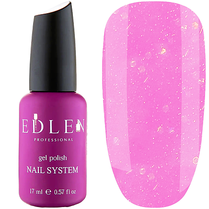 Каучукова база EDLEN Professional Cover Base PIXIE №42, 17 мл рожевий опал зі слюдою, фото 1