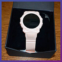 Умные часы Смарт часы FD68 и пульсометром водонепроницаемые розовые