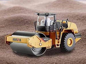 Дитяча машина коток металевий Huina toys 1815 каток 6 функцій 1:60 + Подарунок